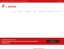 Tablet Screenshot of firindestek.com